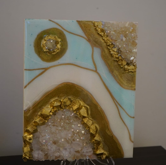 Wall Art - Geode(Resin) - Comment to custom order - Picture 3 of 11